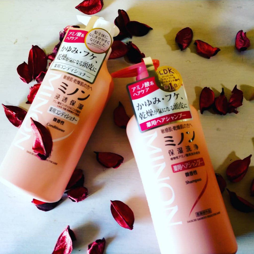 ミノン薬用ヘアシャンプー／薬用コンディショナー/ミノン/シャンプー・コンディショナーを使ったクチコミ（1枚目）