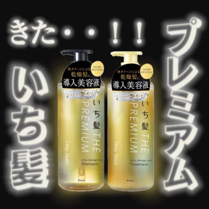 THE PREMIUM エクストラダメージケアシャンプー/トリートメント(シャイニーモイスト)/いち髪/市販シャンプーを使ったクチコミ(1枚目)