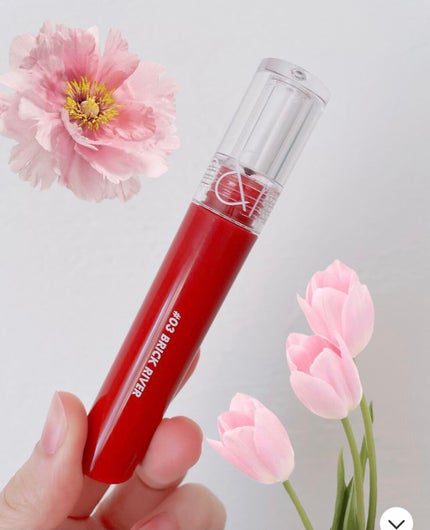 グラスティングウォーターティント/rom&nd/リップティントを使ったクチコミ(1枚目)