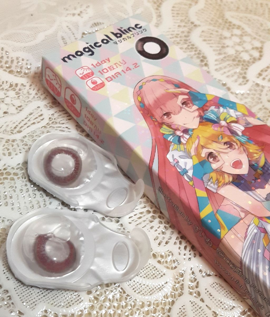 初音ミク×カラコン マジカルプリンク/cosme play/カラーコンタクトレンズを使ったクチコミ（2枚目）