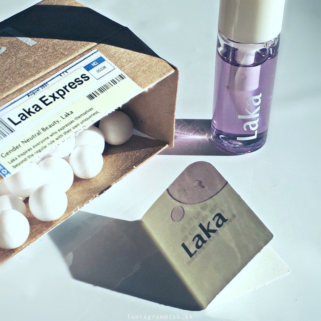 スーパーミニオイルリップ/Laka/リップケアを使ったクチコミ(2枚目)