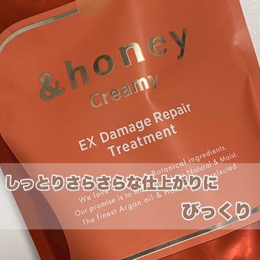 Creamy EXダメージリペアシャンプー1.0/ヘアトリートメント2.0/&honey/シャンプー・コンディショナーを使ったクチコミ（1枚目）