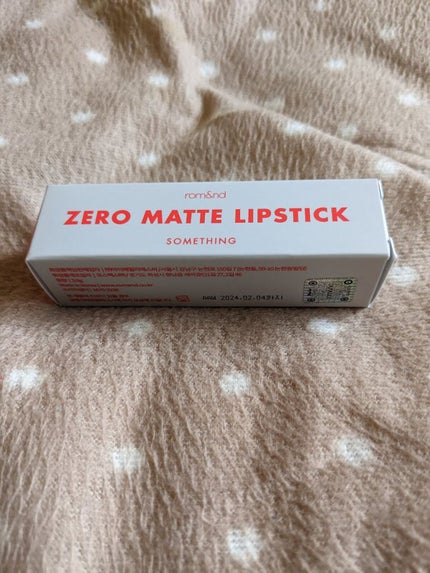 ゼロマットリップスティック/rom&nd/口紅を使ったクチコミ(2枚目)
