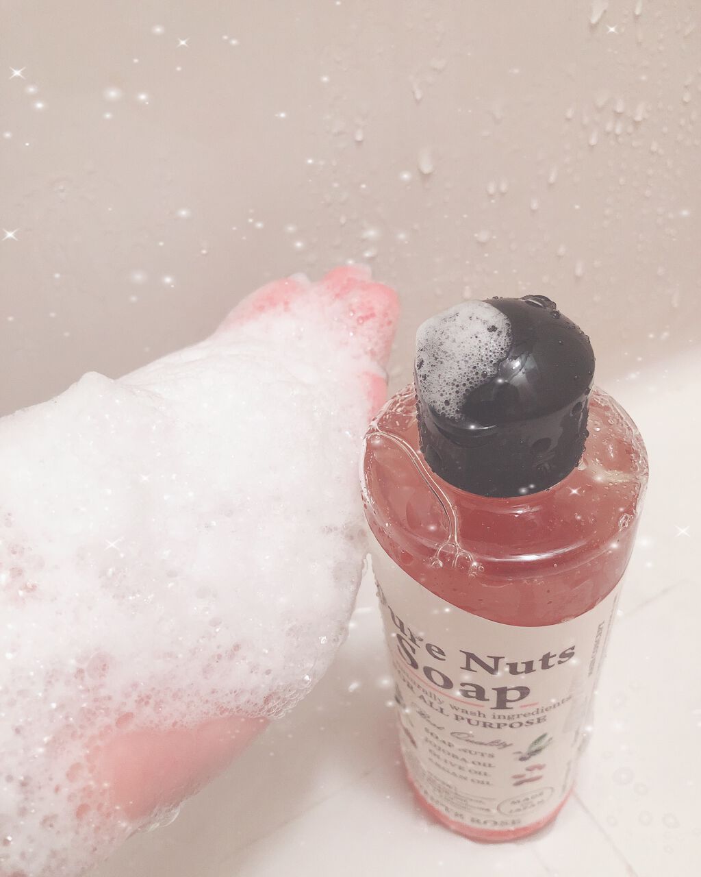 ピュアナッツソープ ホワイトローズの香り/ナチュラセラ/洗顔フォームを使ったクチコミ(3枚目)