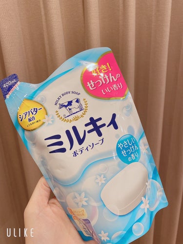 ゆんのこ on LIPS 「昔からあるイメージの牛🐄のマークのミルキーボディーソープ🧼せっ..」（2枚目）