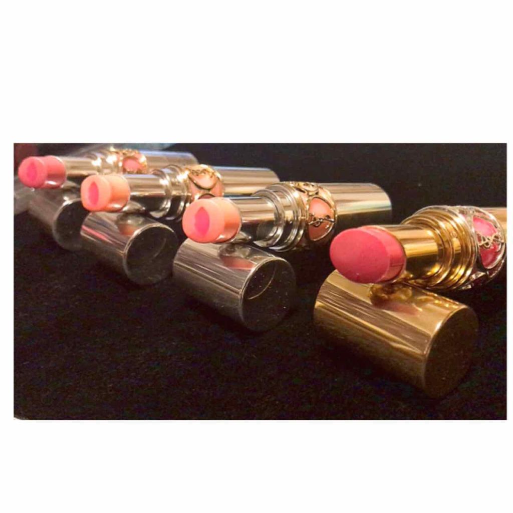 ルージュ ヴォリュプテ シャイン/YVES SAINT LAURENT BEAUTE/口紅を使ったクチコミ(1枚目)