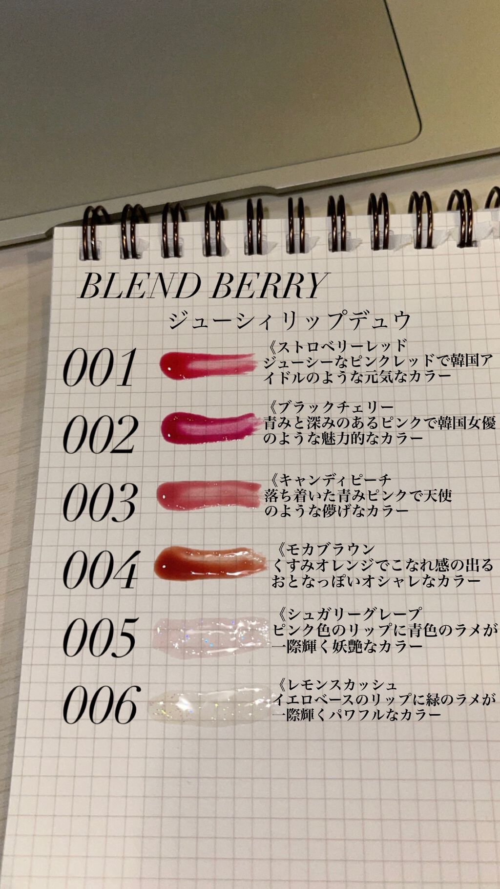 ジューシィリップデュウ/BLEND BERRY/口紅を使ったクチコミ(2枚目)
