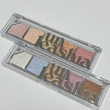 Mood Shower Face Palette/unleashia/ハイライトを使ったクチコミ（2枚目）