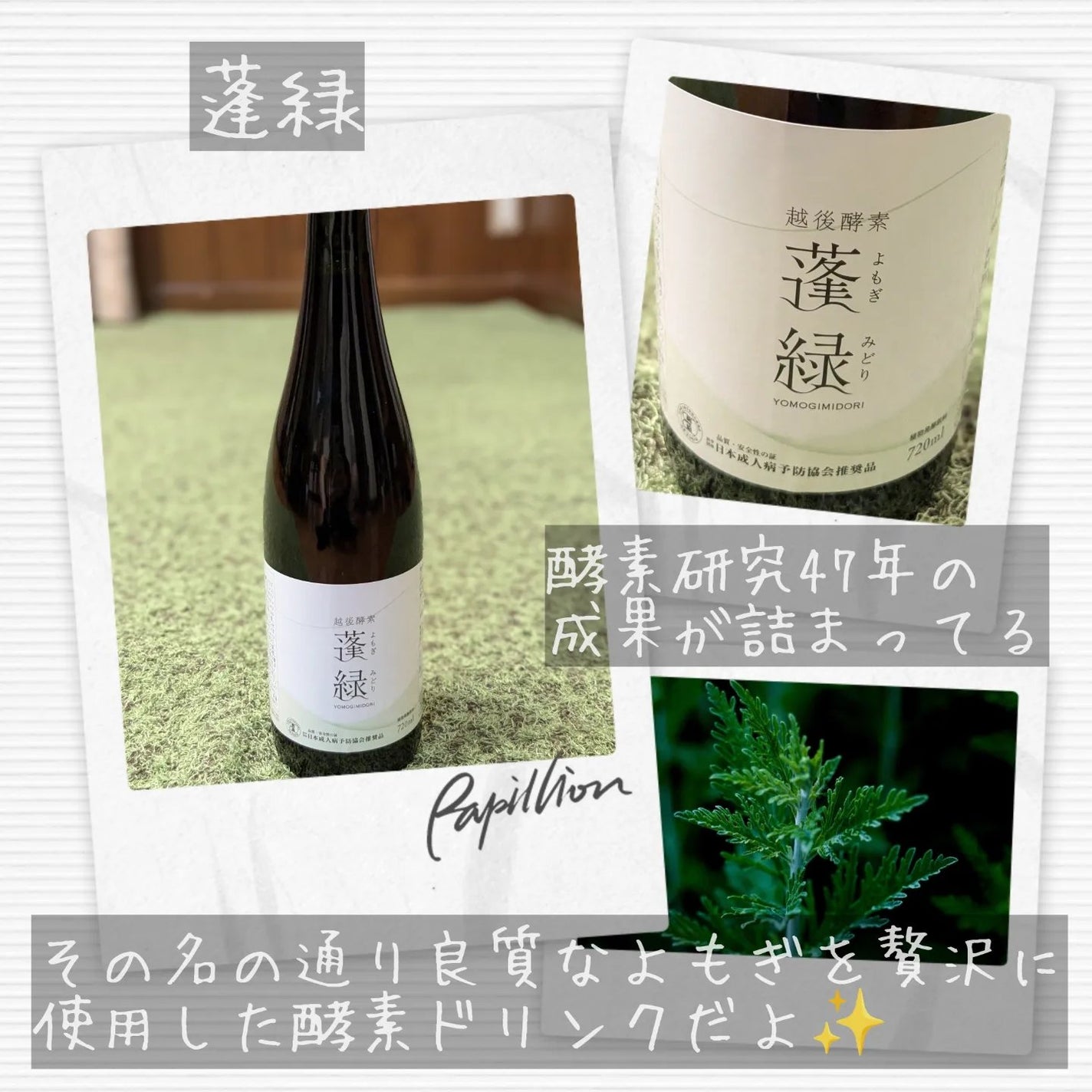 酵素ドリンク 越後酵素蓬緑ボトル 720ml 3本 (3本セット 酵素ドリンク 越後酵素蓬緑ボトル 720ml 3本 (3本セット