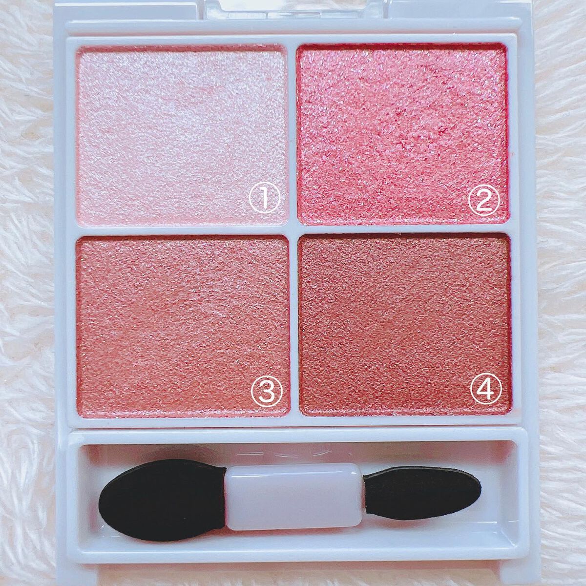 シルキースフレアイズ/キャンメイク/アイシャドウパレットを使ったクチコミ(2枚目)