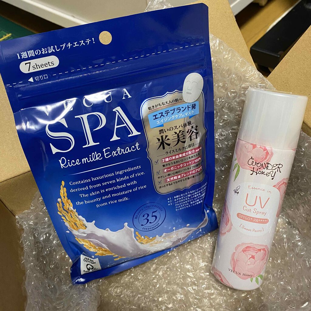 ワンダーハニー　エッセンスUVひんやり透明スプレー <日やけ止めローション>/VECUA Honey/日焼け止めミスト・スプレーを使ったクチコミ（1枚目）