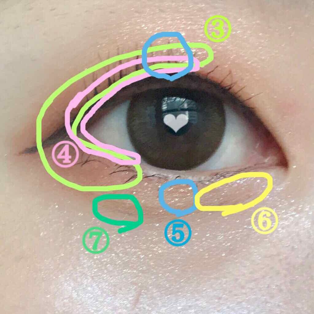 カラーフィルターシャドウパレット(ラインフレンズエディション)/MISSHA/アイシャドウパレットを使ったクチコミ(3枚目)