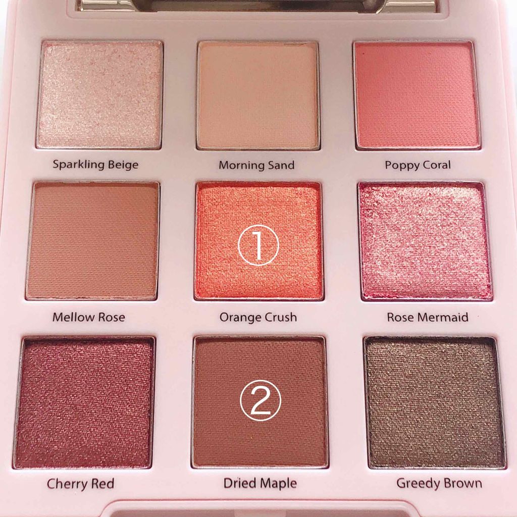 マイデザート パーティ アイシャドウ/SKINFOOD/単色アイシャドウを使ったクチコミ（2枚目）