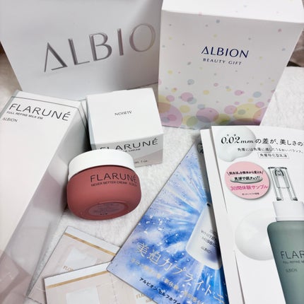 ALBION フラルネ ネバーベタークリームのクチコミ「ALBION フラルネ ネバーベタークリーム
クリームがなくなったので買い足しです
3度目く.....」(1枚目)