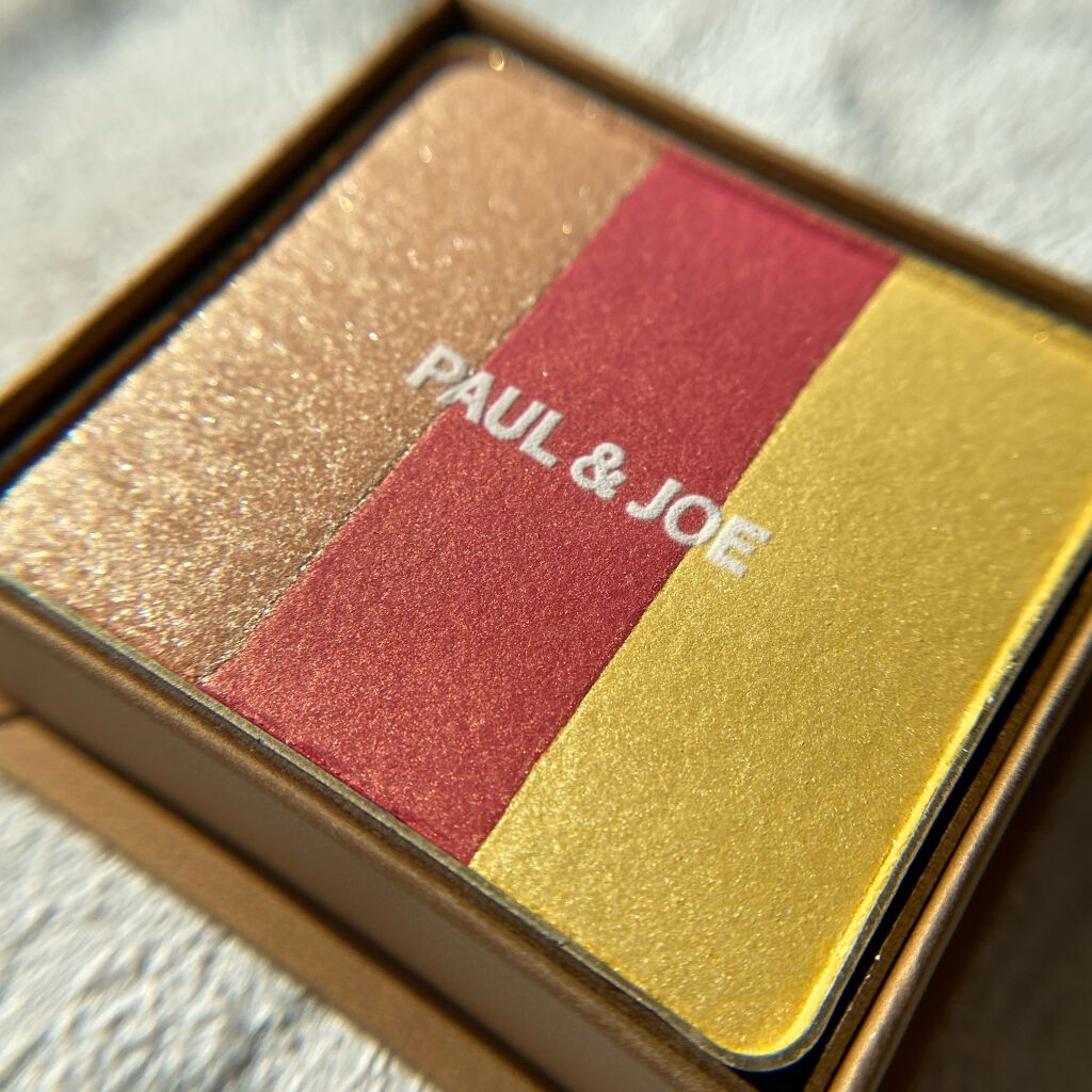 アイカラー CS(1/5限定発売) 124 マーマレード ＆ サンシャイン/PAUL & JOE BEAUTE/アイシャドウパレットを使ったクチコミ（2枚目）