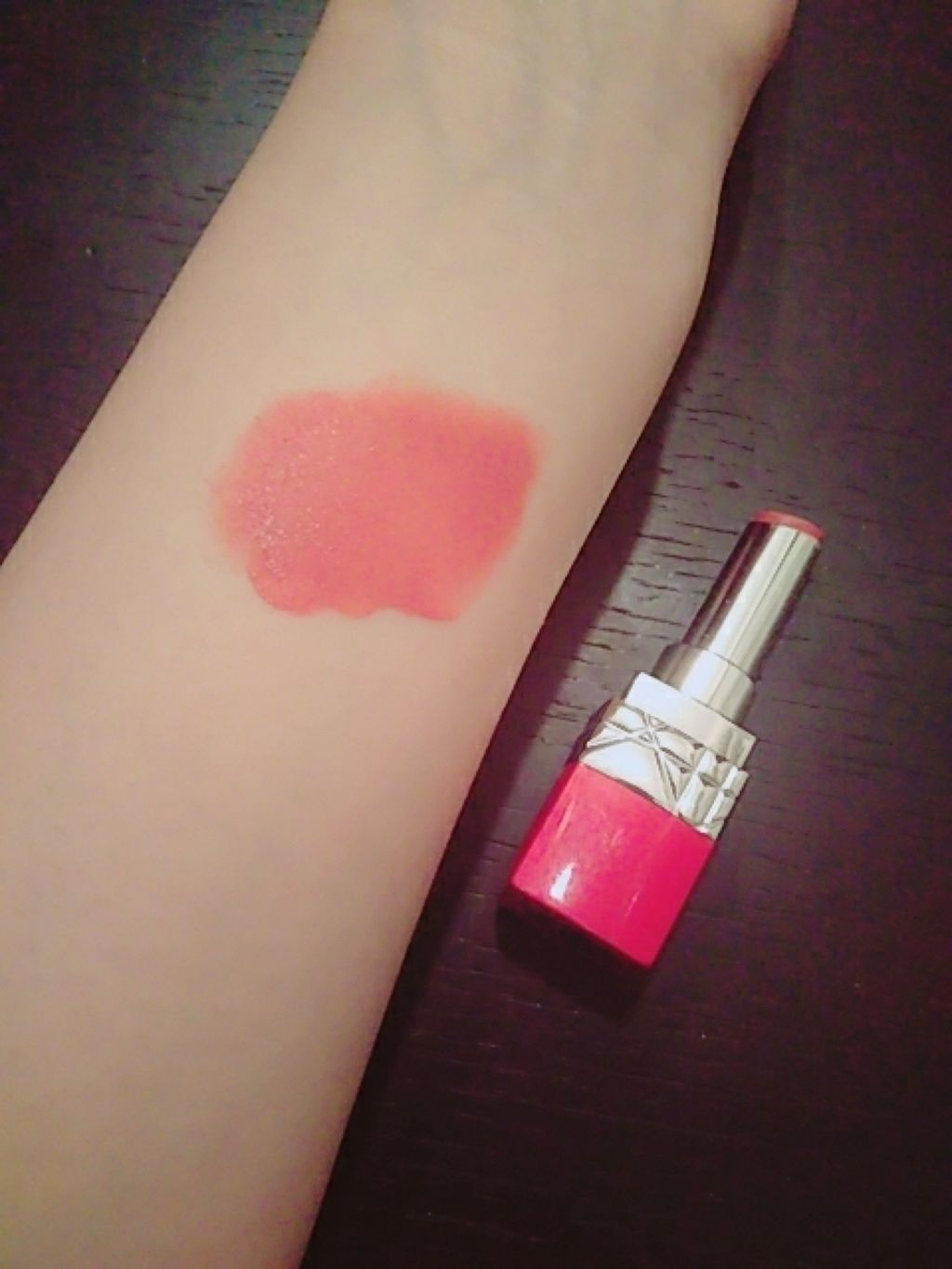 ルージュ ディオール ウルトラ ルージュ 485 ウルトラ ラスト/Dior/口紅を使ったクチコミ（2枚目）