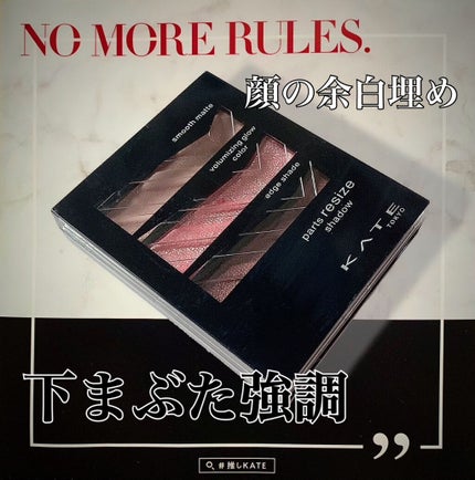 パーツリサイズシャドウ/KATE/アイシャドウパレットを使ったクチコミ(1枚目)