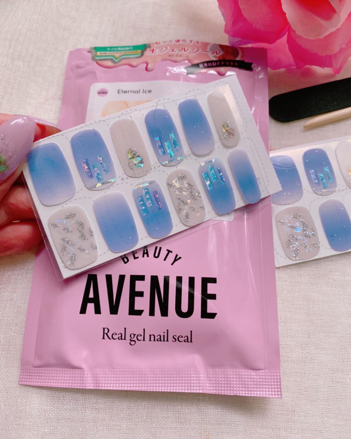 リアルジェルネイルシール/BEAUTY AVENUE/ネイルシールを使ったクチコミ(2枚目)
