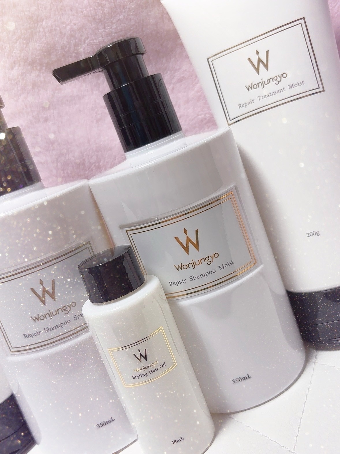 ウォンジョンヨ リペアシャンプー モイスト／リペアトリートメント モイスト/Wonjungyo/市販シャンプーを使ったクチコミ（1枚目）