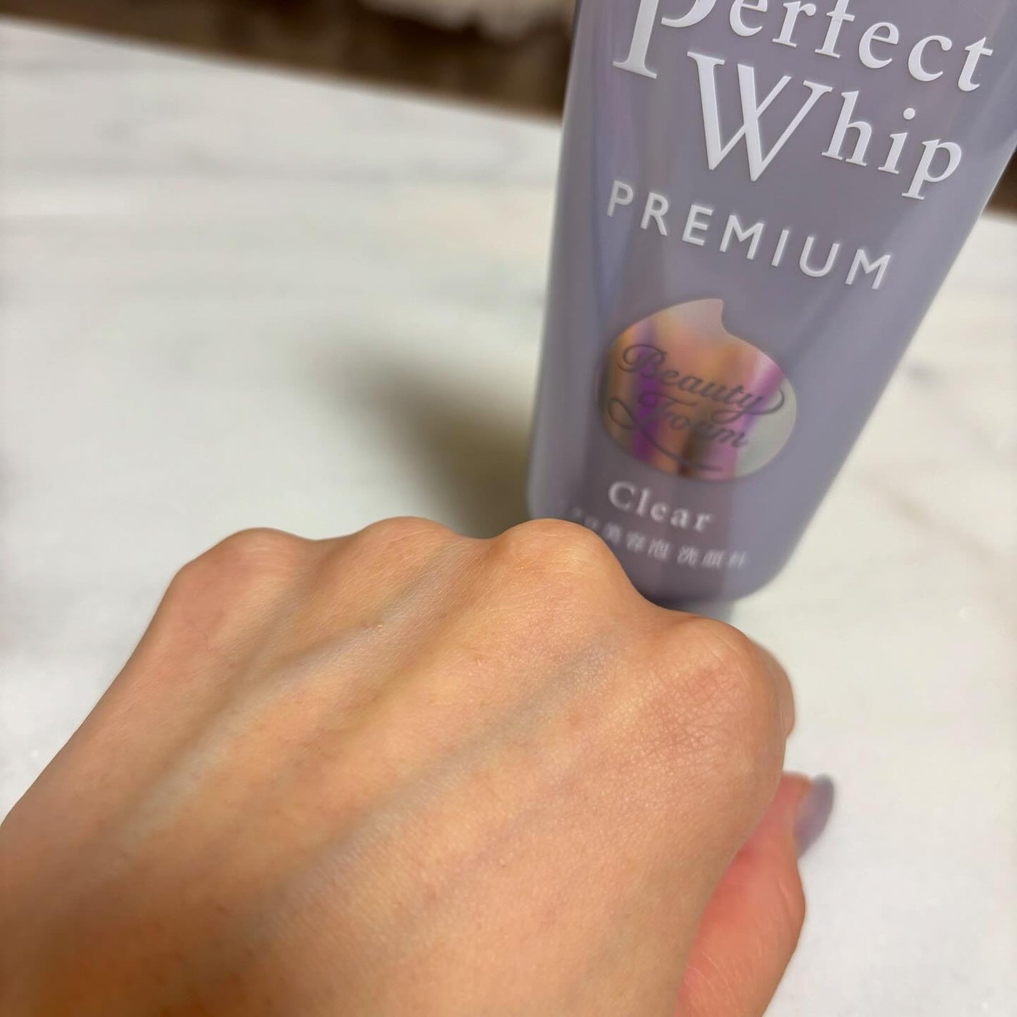 センカ プレミアムパーフェクトホイップクリア (医薬部外品)/SENKA(専科)/洗顔フォームを使ったクチコミ(4枚目)