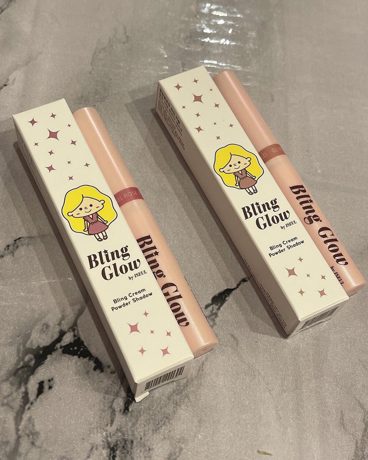 ブリンクリームパウダーシャドウ/BLING GLOW/単色アイシャドウを使ったクチコミ(3枚目)