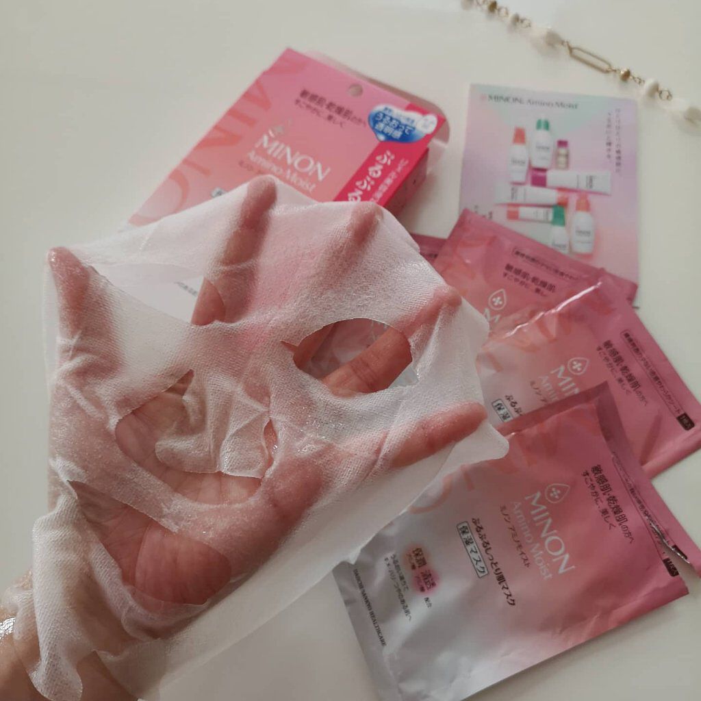 ミノン アミノモイスト ぷるぷるしっとり肌マスク/ミノン/シートマスク・パックを使ったクチコミ(3枚目)