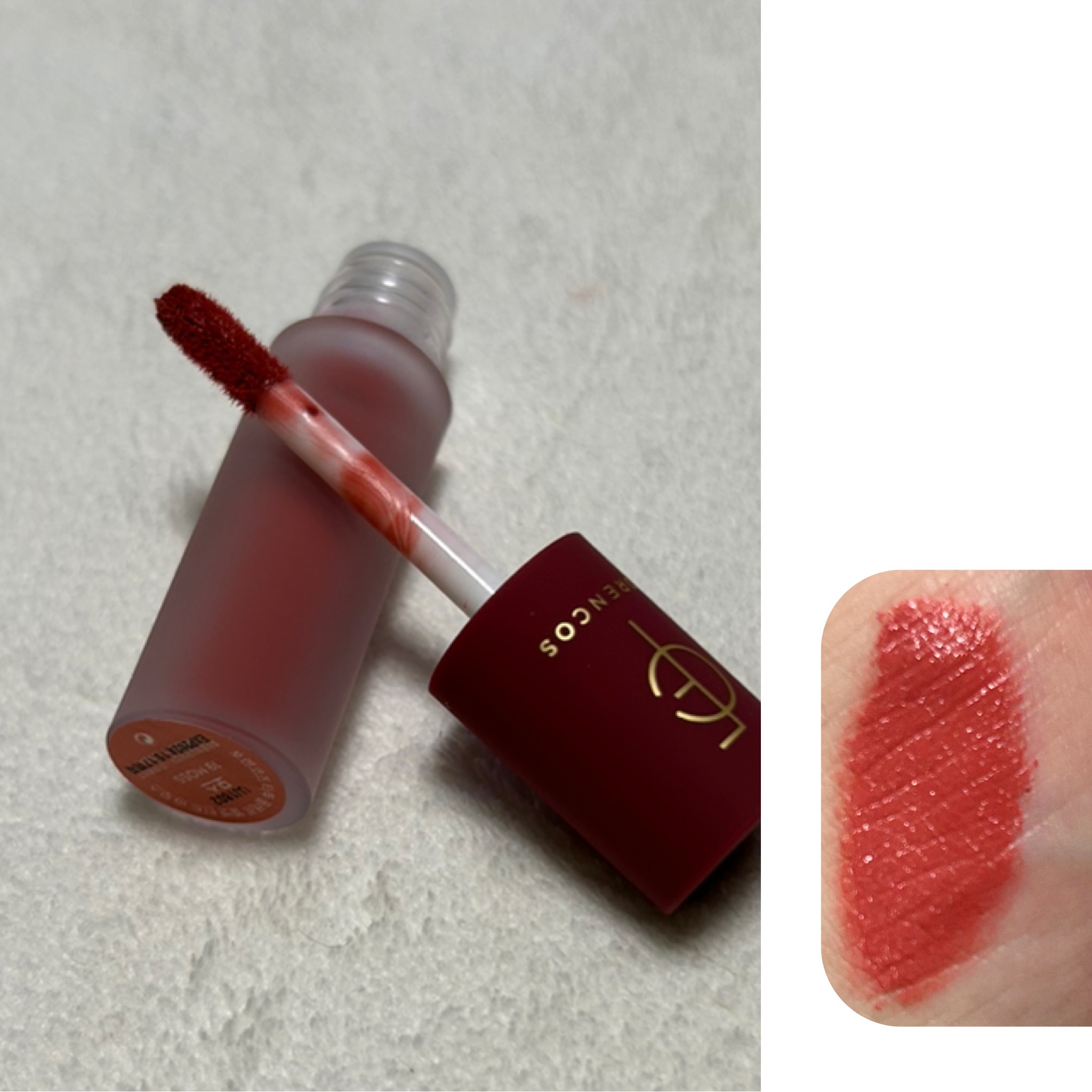 タトゥーベルベットティント/フォレンコス/リップティントを使ったクチコミ（2枚目）