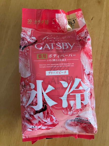 アイスデオドラント ボディペーパー フリーズピーチ <徳用タイプ> (医薬部外品)/ギャツビー/ボディシートを使ったクチコミ(4枚目)