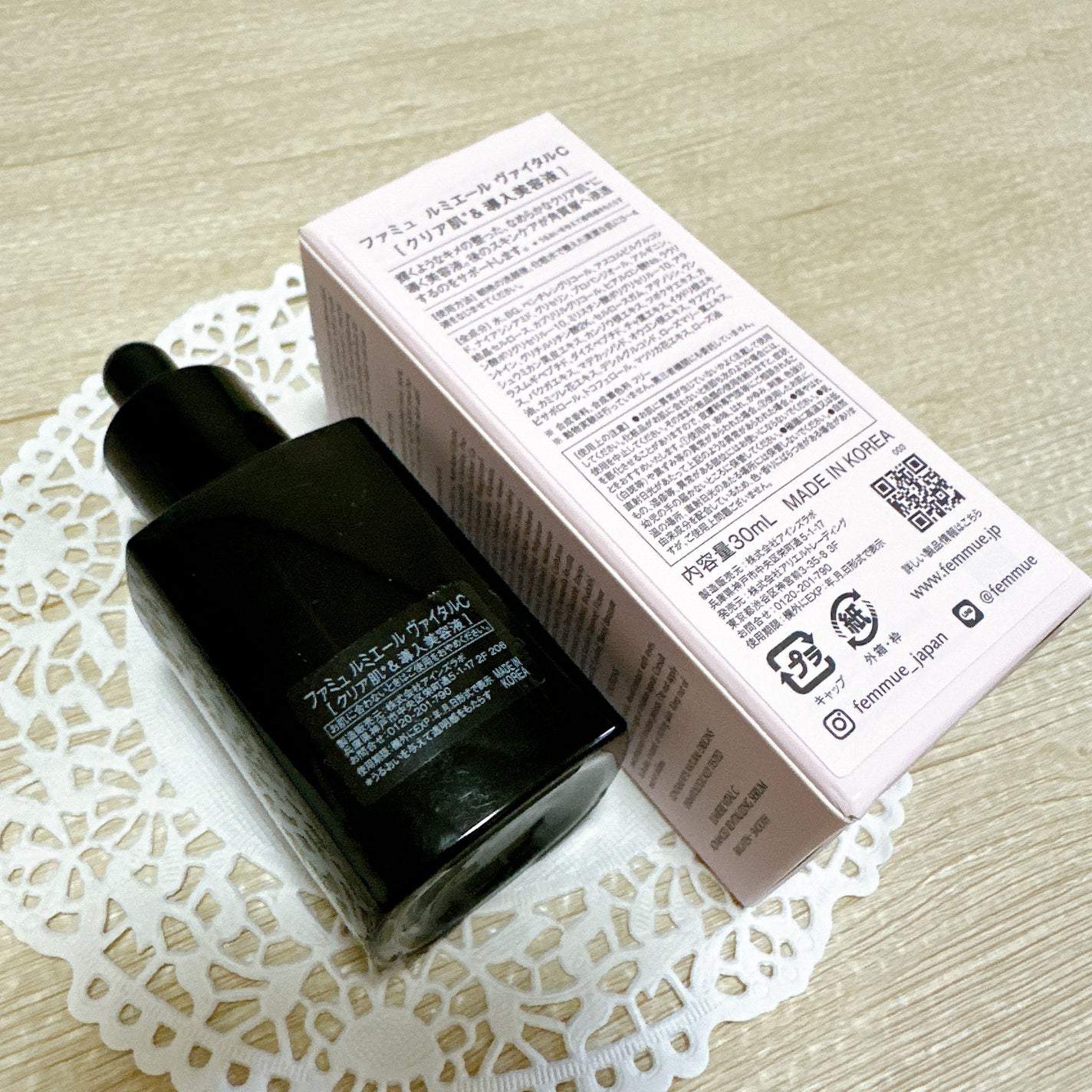 ã«ããšãŒã« ãŽã¡ã€ã¿ã«C/FEMMUE/ããŒã¹ã¿ãŒã»å°å
¥æ¶²ã䜿ã£ãã¯ãã³ãïŒ3æç®ïŒ