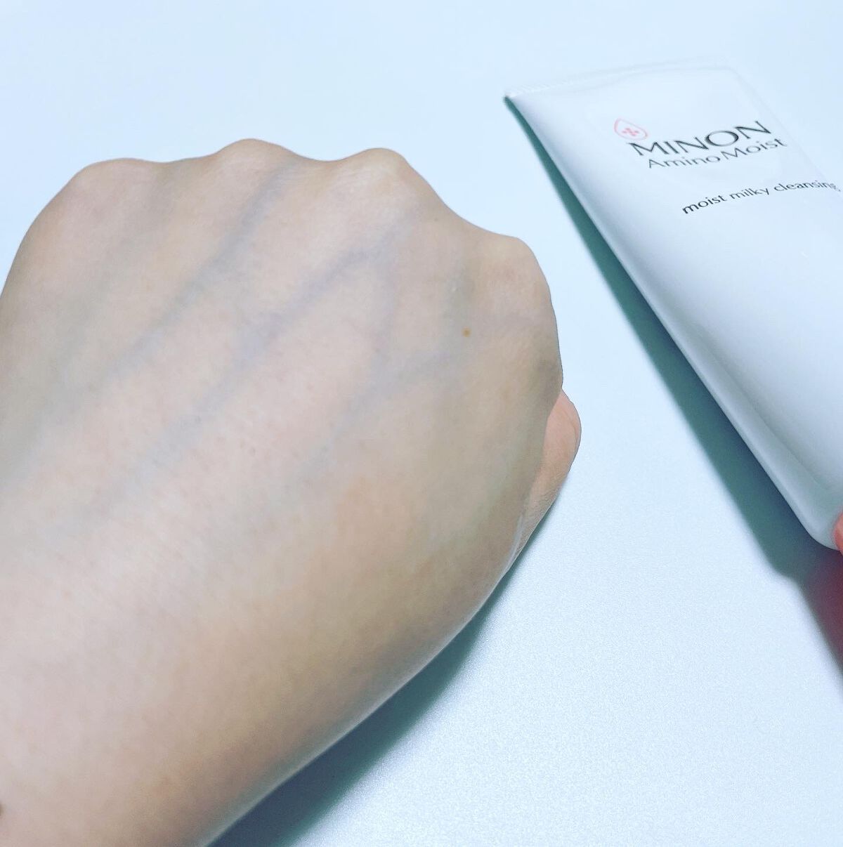 ミノン アミノモイスト モイストミルキィ クレンジング/ミノン/ミルククレンジングを使ったクチコミ(3枚目)