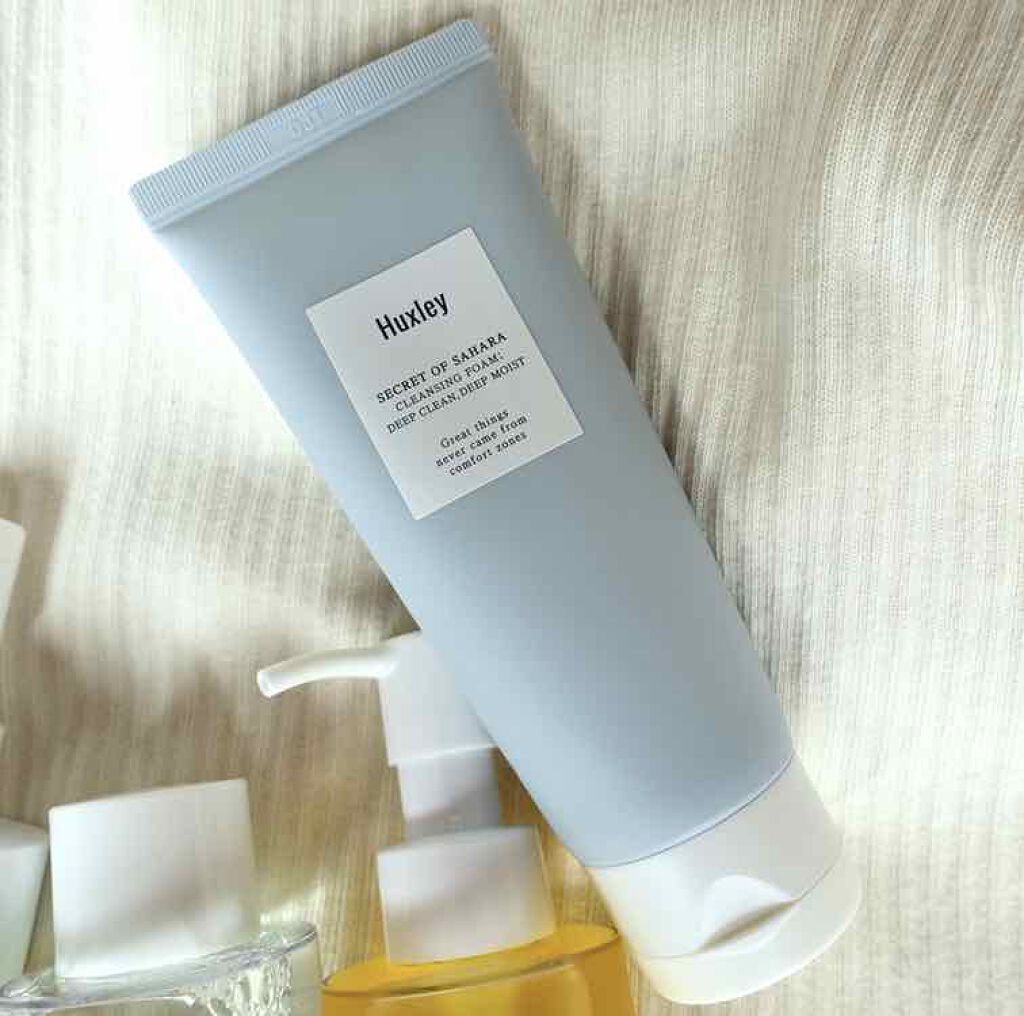 クレンジングフォーム； ディープクリーン、ディープモイスト/Huxley/洗顔フォームを使ったクチコミ（2枚目）