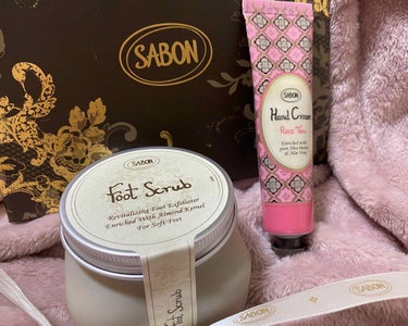 SABON フットスクラブのクチコミ「🌷SABON購入品紹介

今日はSABONで購入したもの紹介します！
もともとボディススクラブ.....」（1枚目）