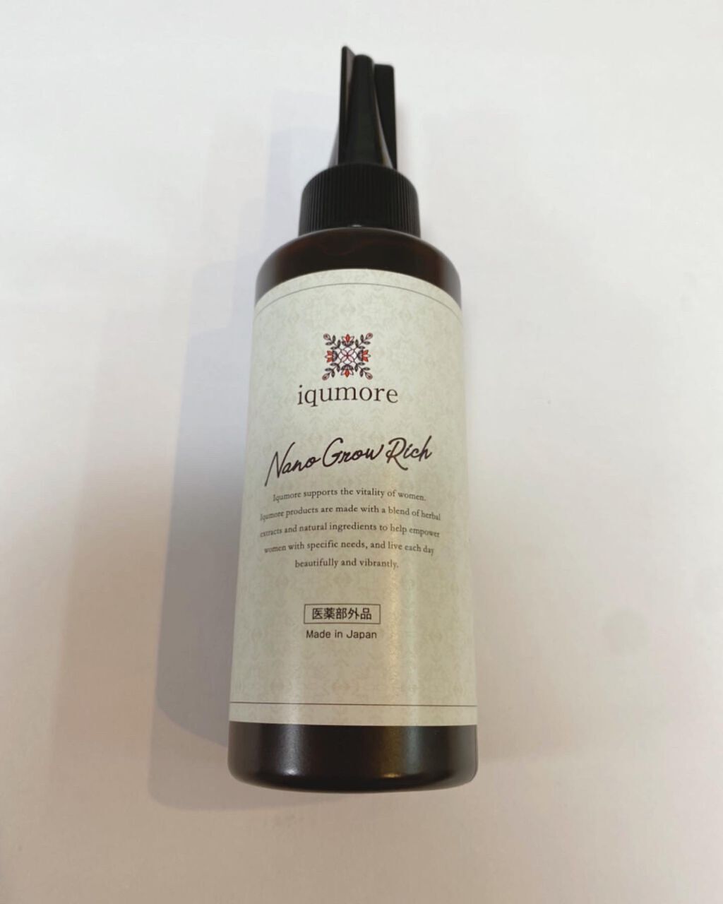 ナノグロウリッチ/iqumore/頭皮ローションを使ったクチコミ（1枚目）