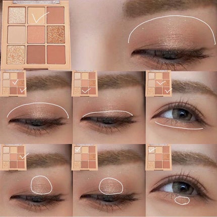 シャドウパレット/dasique/アイシャドウパレットを使ったクチコミ(4枚目)