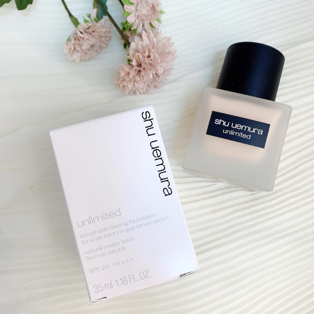 （旧）アンリミテッド ラスティング フルイド/shu uemura/リキッドファンデーションを使ったクチコミ（2枚目）