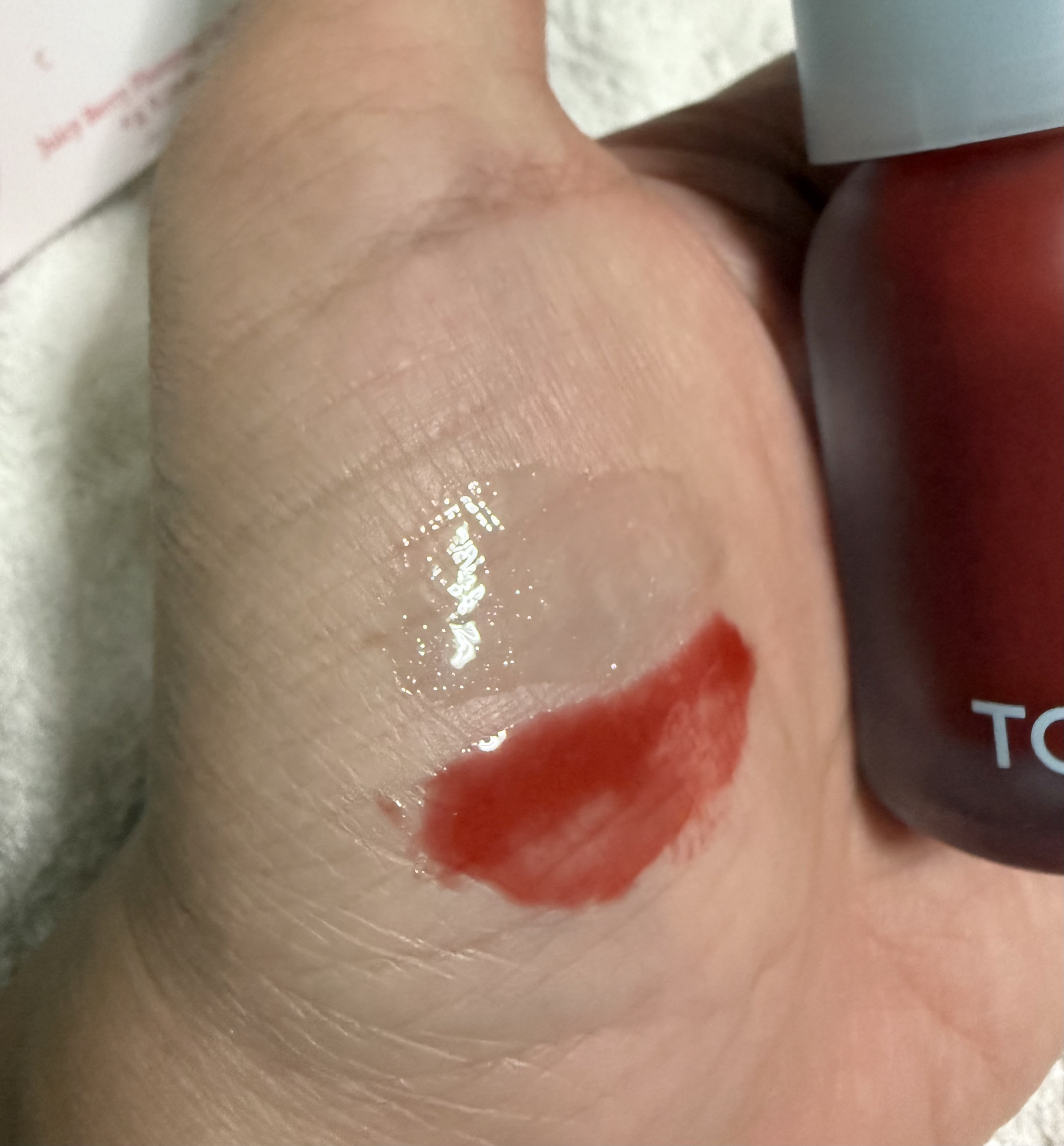 ジューシーベリープランピングリップオイル/TOCOBO/リップグロスを使ったクチコミ（1枚目）