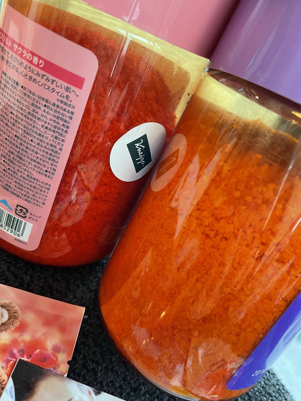 クナイプ バスソルト サクラの香り/クナイプ/無機塩系入浴剤を使ったクチコミ（2枚目）