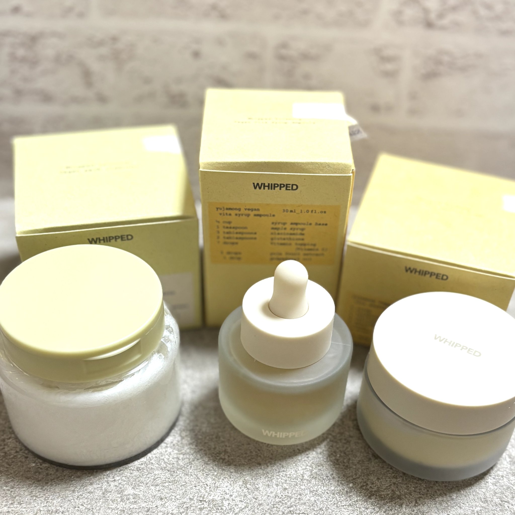 ホイップドユジャモンヴィーガンビタスフレクリーム/WHIPPED/フェイスクリームを使ったクチコミ（1枚目）