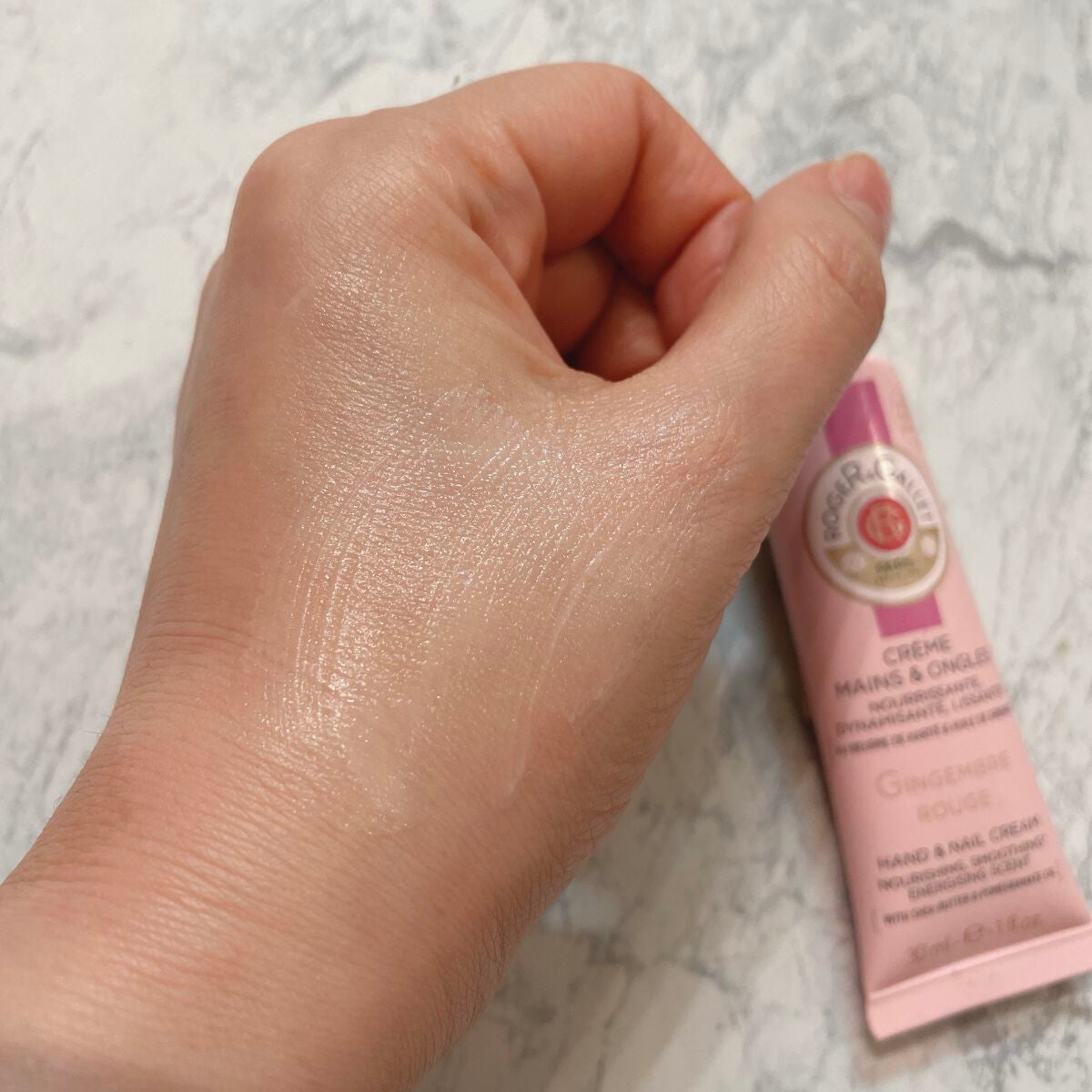 ジンジャールージュパフューム ハンドクリーム/ロジェ・ガレ/ハンドクリームを使ったクチコミ(3枚目)