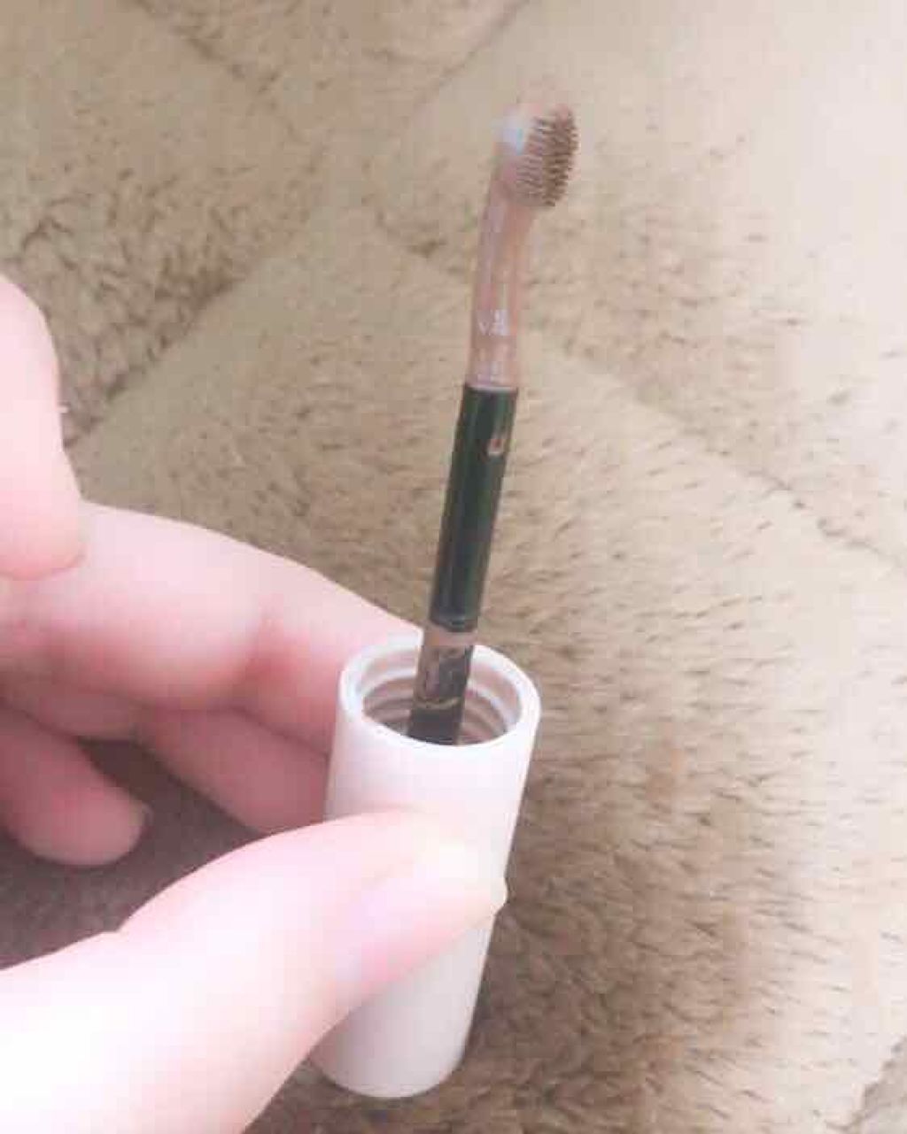 ピンクブラウン アイブロウマスカラ/ラブスイッチ/眉マスカラを使ったクチコミ（2枚目）