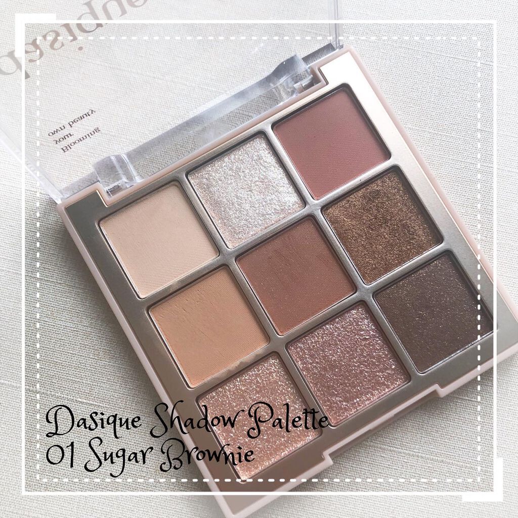 シャドウパレット/dasique/アイシャドウパレットを使ったクチコミ(1枚目)