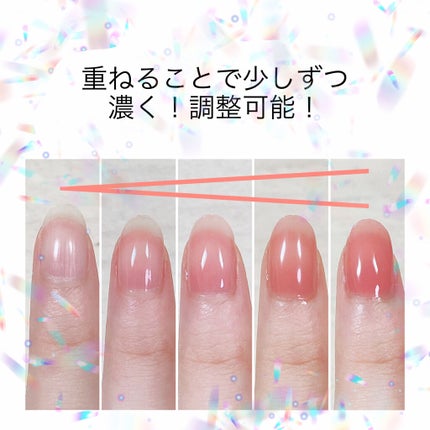 ネイルファンデーション/パラドゥ/マニキュアを使ったクチコミ(4枚目)