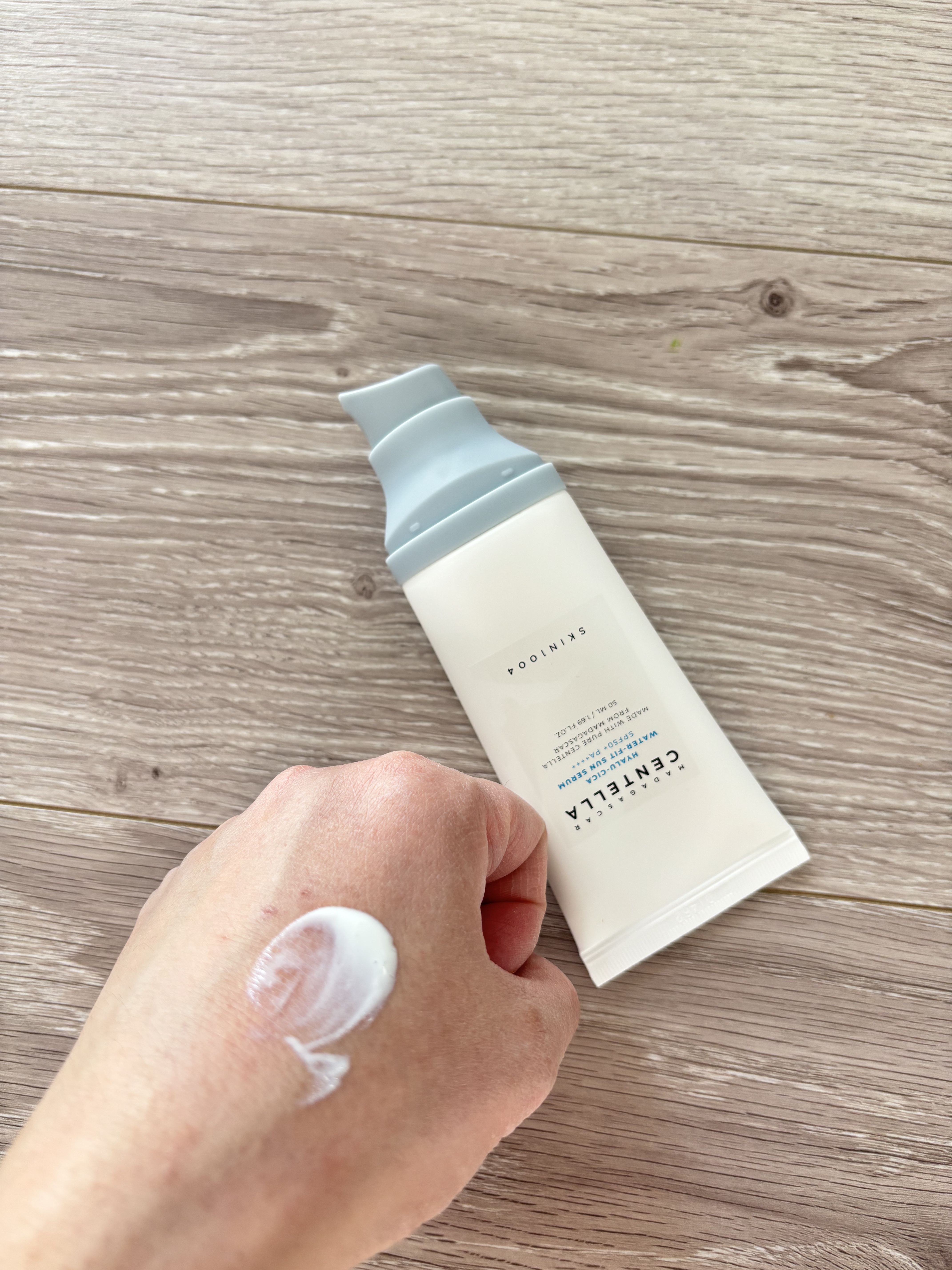 ヒアルーシカ ウォーターフィット サンセラム/SKIN1004/日焼け止めローションを使ったクチコミ（2枚目）