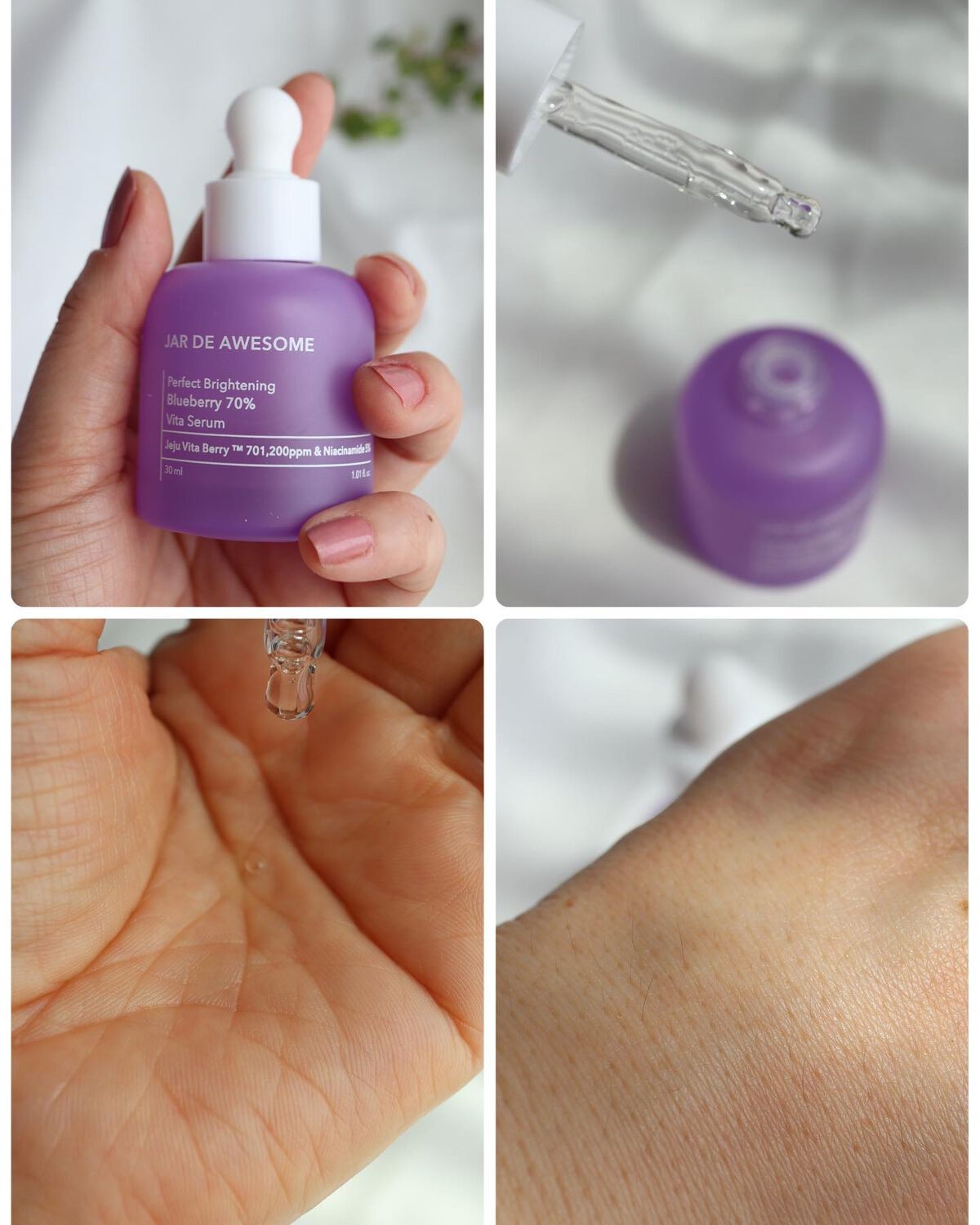 パーフェクト ブライトニングブルーベリー70 ビタセラム /JAR DE AWESOME/美容液を使ったクチコミ(6枚目)
