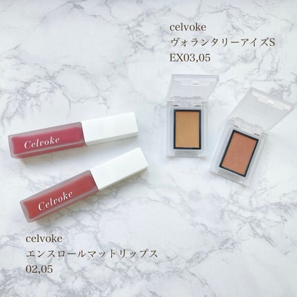 セルヴォーク ヴォランタリー アイズ/Celvoke/単色アイシャドウを使ったクチコミ(2枚目)