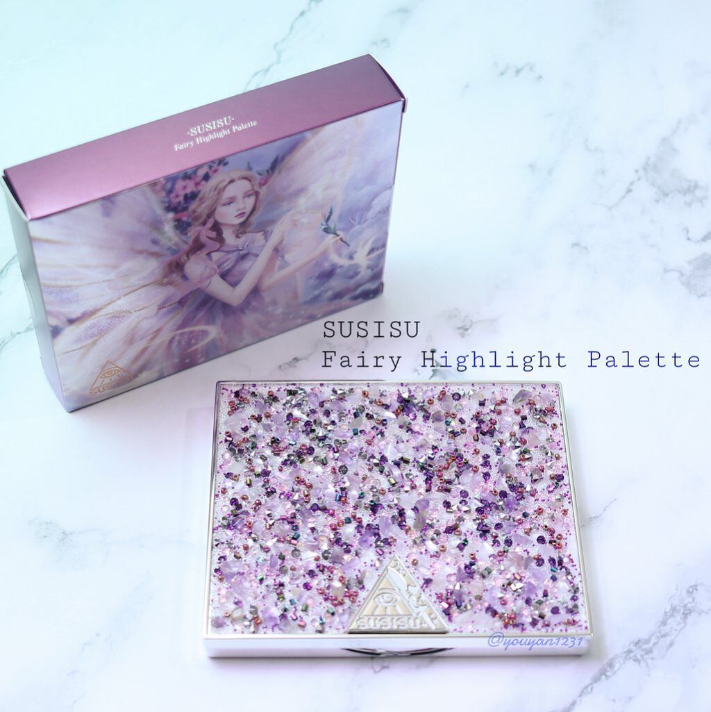 フェアリーハイライトパレット/SUSISU/アイシャドウパレットを使ったクチコミ（1枚目）