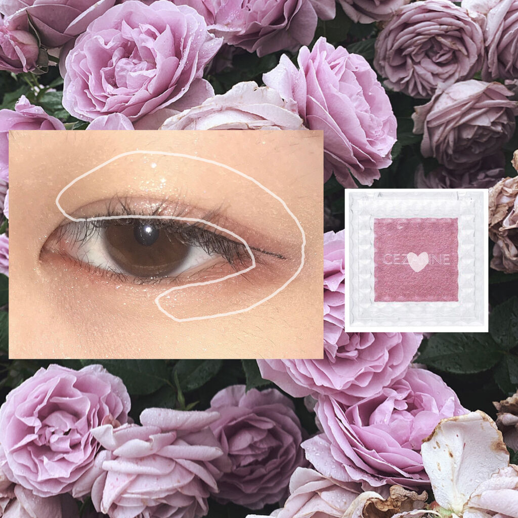 シングルカラーアイシャドウ/CEZANNE/単色アイシャドウを使ったクチコミ（2枚目）