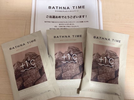 バスナタイム BHTバスソルト(浴用化粧料)/BATHNA TIME/無機塩系入浴剤を使ったクチコミ(2枚目)
