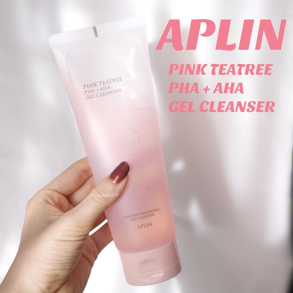 ピンクティーツリージェルクレンザー/APLIN/その他洗顔料を使ったクチコミ（1枚目）