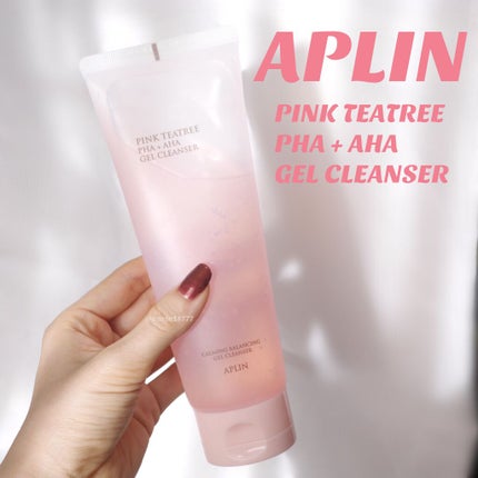 ピンクティーツリージェルクレンザー/APLIN/洗顔フォームを使ったクチコミ(1枚目)